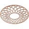 Ekena Millwork Cannes Wood Fretwork Pierced Ceiling Medallion, Cherry, 26"OD x 8 7/8"ID x 3/8"T CMWP26X26X0375CNCH - alternate 4